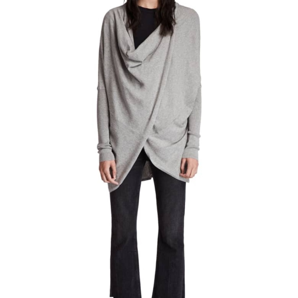 NWOT ALL SAINTS Itat Shrug Convertible Sweater - Picture 3 of 6